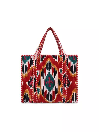 CONSCIOUS YOGA COLLECTIVE | Tasche - Shopper VELVET IKAT SHOPPER | grün