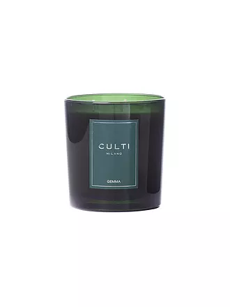 CULTI | Weihnachtskerze GIOIA 550g Rot | dunkelgrün