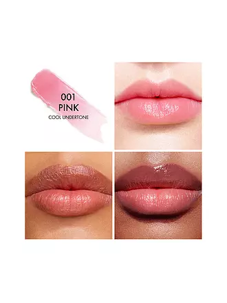 DIOR | Dior Addict Lip Glow 48-Stunden feuchtigkeitsspendender Lippenbalsam (001 Pink) | dunkelrot