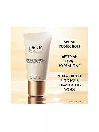 DIOR | Sonnenpflege - Dior Solar La Crème Protectrice Visage SPF 50 50ml | keine Farbe