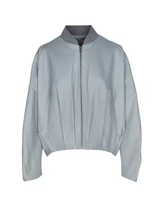 DRYKORN | Lederjacke BRADDAN | hellblau