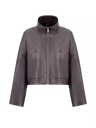 DRYKORN | Lederjacke ELSTOW | braun