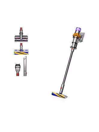 DYSON | Staubsauger V15 DETECT ABSOLUTE Nickel/Gelb | silber