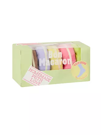 EAT MY SOCKS | Socken 36-45 BON MACARON lilagelbruen | bunt