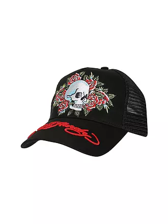 ED HARDY | Kappe SKULL-ROSE | schwarz