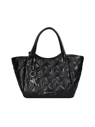 EMPORIO ARMANI | Ledertasche - Shopper SHOPPING M | schwarz