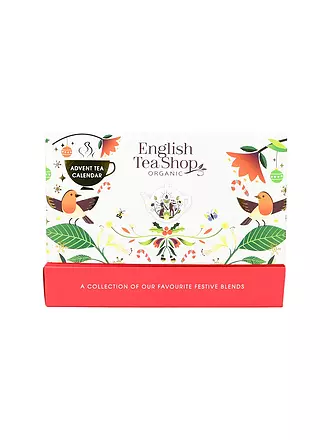 ENGLISH TEA SHOP | Bio-Adventkalender  24 Beutel CHRISTMAS COUNTDOWN Gruen | weiss