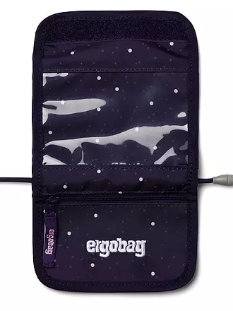 ERGOBAG | Brustbeutel - Flower Pow Bär MRP | dunkelblau