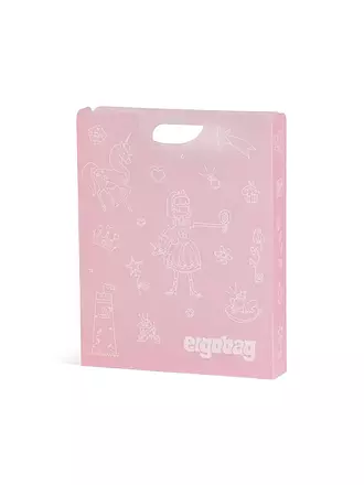 ERGOBAG | Heftebox Dinosaurier | rosa