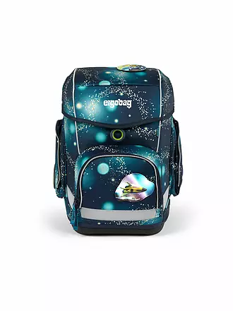 ERGOBAG | Schultaschenset 5tlg CUBO Galaxy Glow - RaumfahBär | dunkelblau