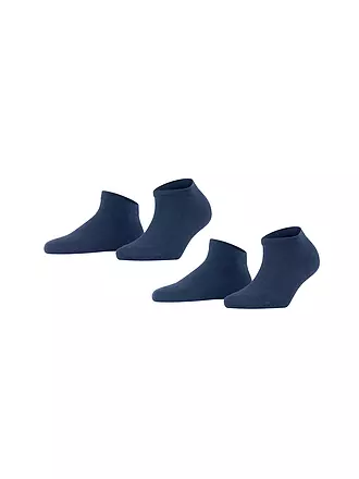 FALKE |  Sneakersocken Happy 2er Pkg Weiss | blau