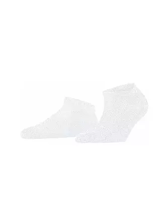 FALKE |  Sneakersocken SHINY blossom | weiss