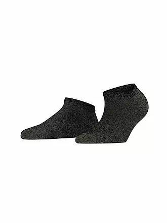 FALKE |  Sneakersocken SHINY blossom | schwarz