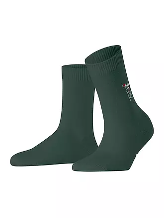 FALKE | Damen Socken COSY WOOL hunter green | grün