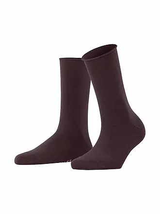 FALKE | Happy  Socken 2er Pkg barolo | weiss