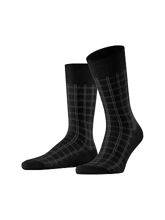 FALKE | Herren Socken MODERN TAILOR black | hellgrau