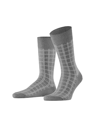 FALKE | Herren Socken MODERN TAILOR black | hellgrau