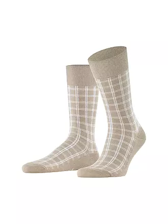 FALKE | Herren Socken MODERN TAILOR, light greymel. | beige