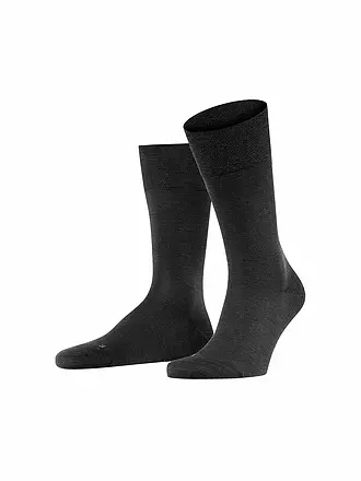 FALKE | Herren Socken Sensitive Berlin dark grey | schwarz