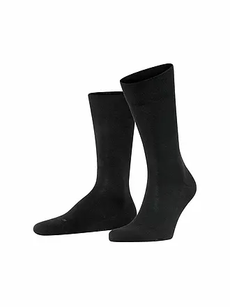 FALKE | Herren Socken Sensitive London navy mel | schwarz