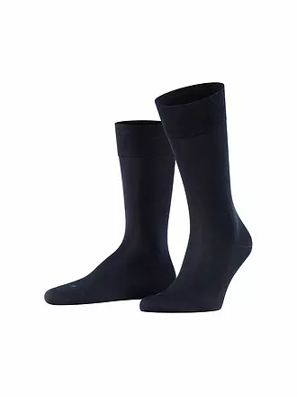 FALKE | Herren Socken Sensitive Malaga black | dunkelblau