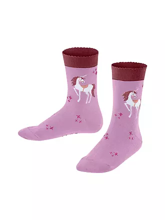 FALKE | Mädchen Socken MAGIC UNICORN space blue | rosa