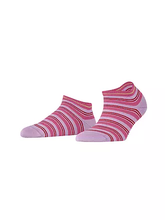 FALKE | Sneaker Socken SMART STRIPE black | rosa