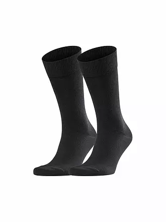 FALKE | Socken 2-er Pkg "Happy" (black) | 