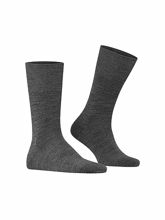 FALKE | Socken AIRPORT pink iris | grau