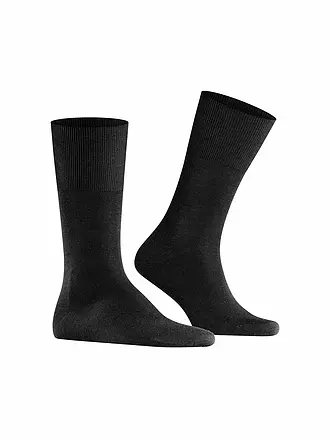 FALKE | Socken AIRPORT roan rouge | schwarz