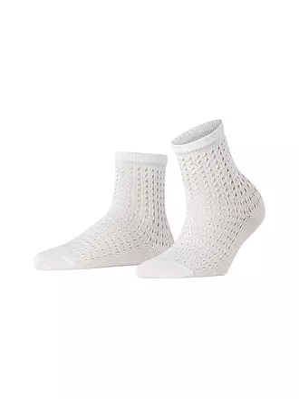 FALKE | Socken BEACH DROP white | hellblau