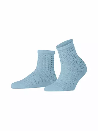 FALKE | Socken BEACH DROP white | hellblau