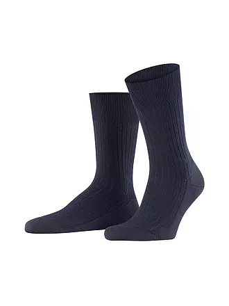 FALKE | Socken BRISTOL PURE dark navy | schwarz