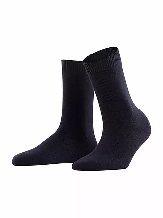 FALKE | Socken COSY WOOL dark navy | hellgrau