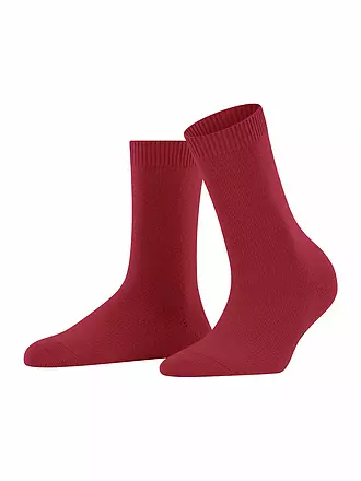 FALKE | Socken COSY WOOL dark navy | rot