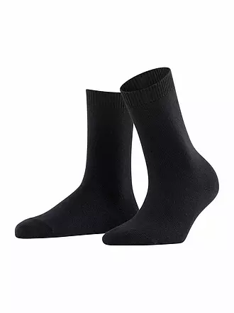 FALKE | Socken COSY WOOL off white | schwarz