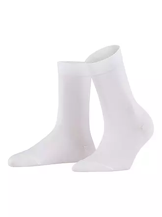 FALKE | Socken COTTON TOUCH ananas | weiss