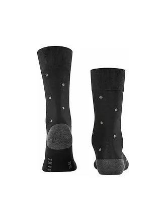 FALKE | Socken Dot anthracite mel. | blau