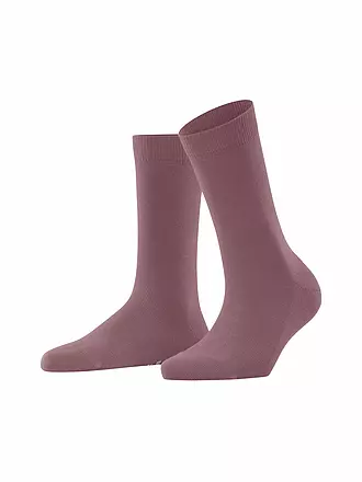 FALKE | Socken Family greymix | rot