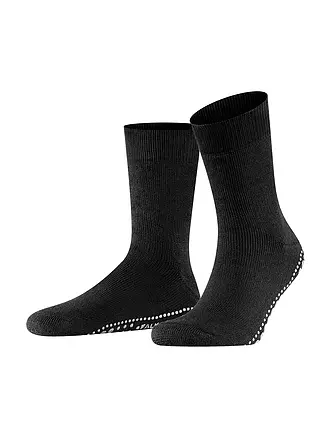 FALKE | Socken HOMEPADS anthracite melange | schwarz