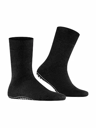 FALKE | Socken HOMEPADS anthracite melange | schwarz