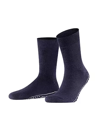 FALKE | Socken HOMEPADS anthracite melange | blau