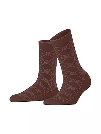 FALKE | Socken RETRO SENSATION biscotti | dunkelrot