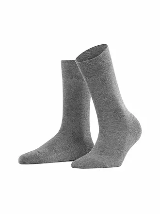 FALKE | Socken SENSITIVE LONDON black | hellgrau