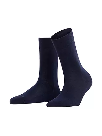 FALKE | Socken SENSITIVE LONDON black | dunkelblau