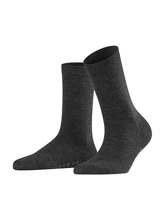 FALKE | Socken Soft Merino anthrazit | 