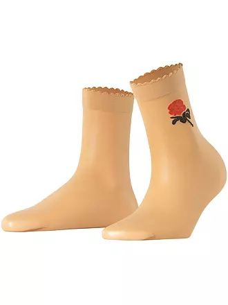 FALKE | Söckchen PASSIONATE 20 DEN black | beige