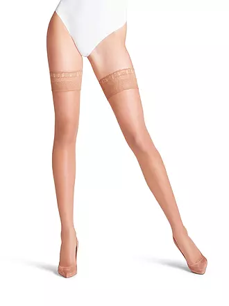 FALKE | Strümpfe LUNELLE 8 black | beige