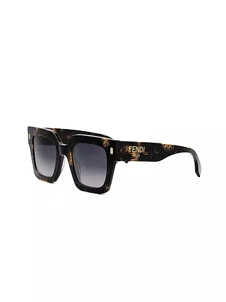 FENDI | FENDI Roma Havana eckige Sonnenbrille | 