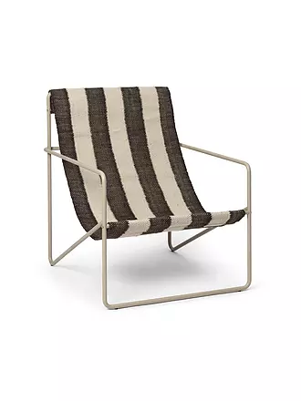 FERM LIVING | Desert Lounge Chair Cashmere Off white Chocolate | bunt